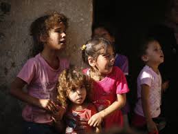 Innocent children are often the tragic victims of war