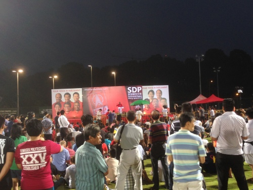 SDP Rally at Choa Chu Kang Stadium on 3 Sep 2015